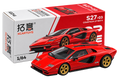 Lamborghini Countach 1:64 Diecast Model Car – Red JDM Collectible