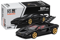 Lamborghini Gallardo 1:64 Diecast Model Car – Black/Gold JDM Collectible