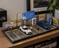 1:64 Street Lot Diorama Car Model Diecast Scene Display