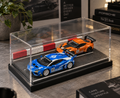 1:64 Race Track Diorama Car Model Diecast Scene Display Box