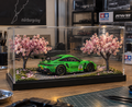 1:64 Cherry Blossom Diorama Car Model Diecast Scene Display Box